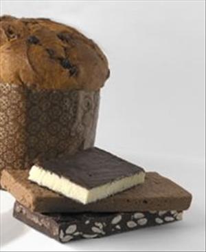 Mousse de Chocolate y Turron.